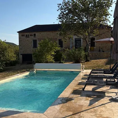 Сasa de vacaciones Sous Les Etoiles Du Lot - Piscine Chauffee Soturac