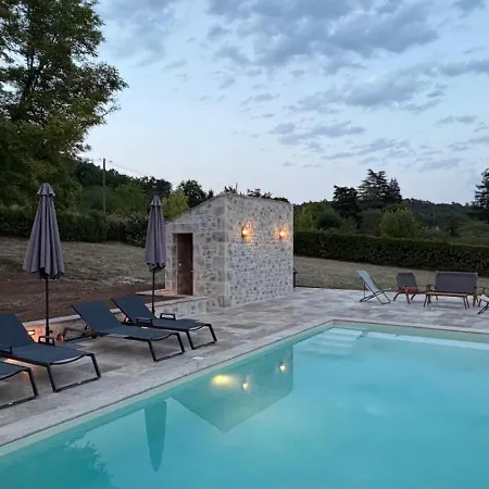 Сasa de vacaciones Sous Les Etoiles Du Lot - Piscine Chauffee Soturac
